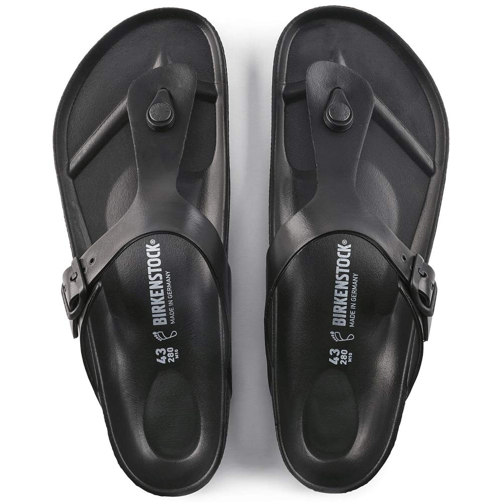 Birkenstock Essentials Unisex Gizeh EVA Sandals Black 43 R EU US Men's 10-10.5