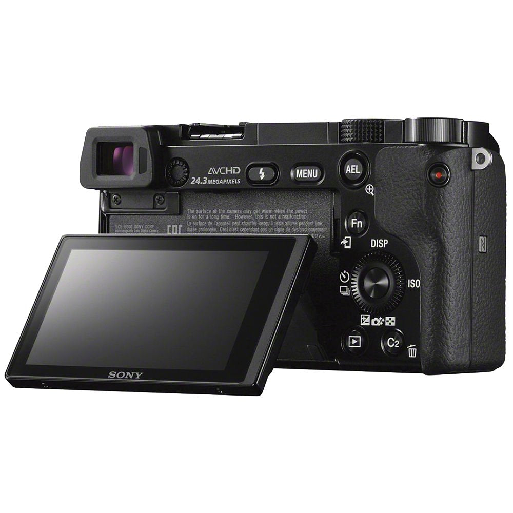 Sony Alpha A6000 Wi-Fi Digital Camera & 16-50mm Lens with E-Mount 55-210mm f/4.5-6.3 OSS Zoom Lens