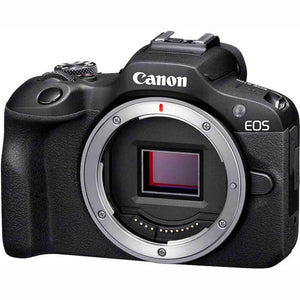 Canon EOS R100 Mirrorless Camera RF-S18-45mm F4.5-6.3 is STM & RF-75-300mm F4-5.6 Lens Kit, 24.1 Megapixel CMOS APS-C Sensor, 4K Video, RF Mount, Black - Reconditioned