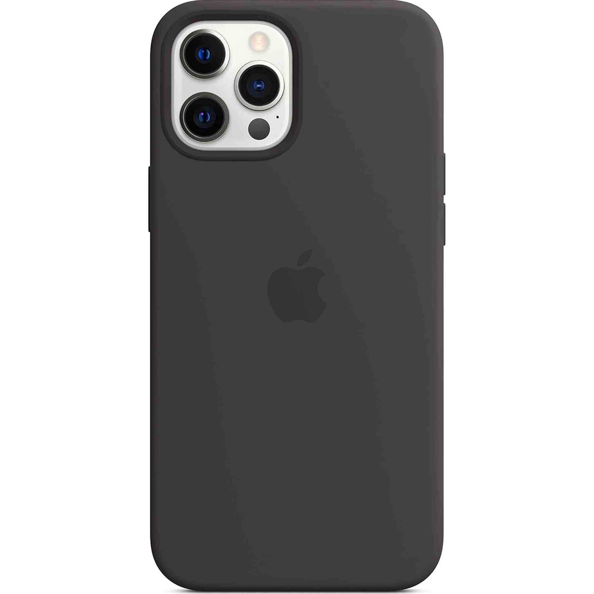 Apple iPhone 12 Pro Max Silicone Case with MagSafe - Black Apple