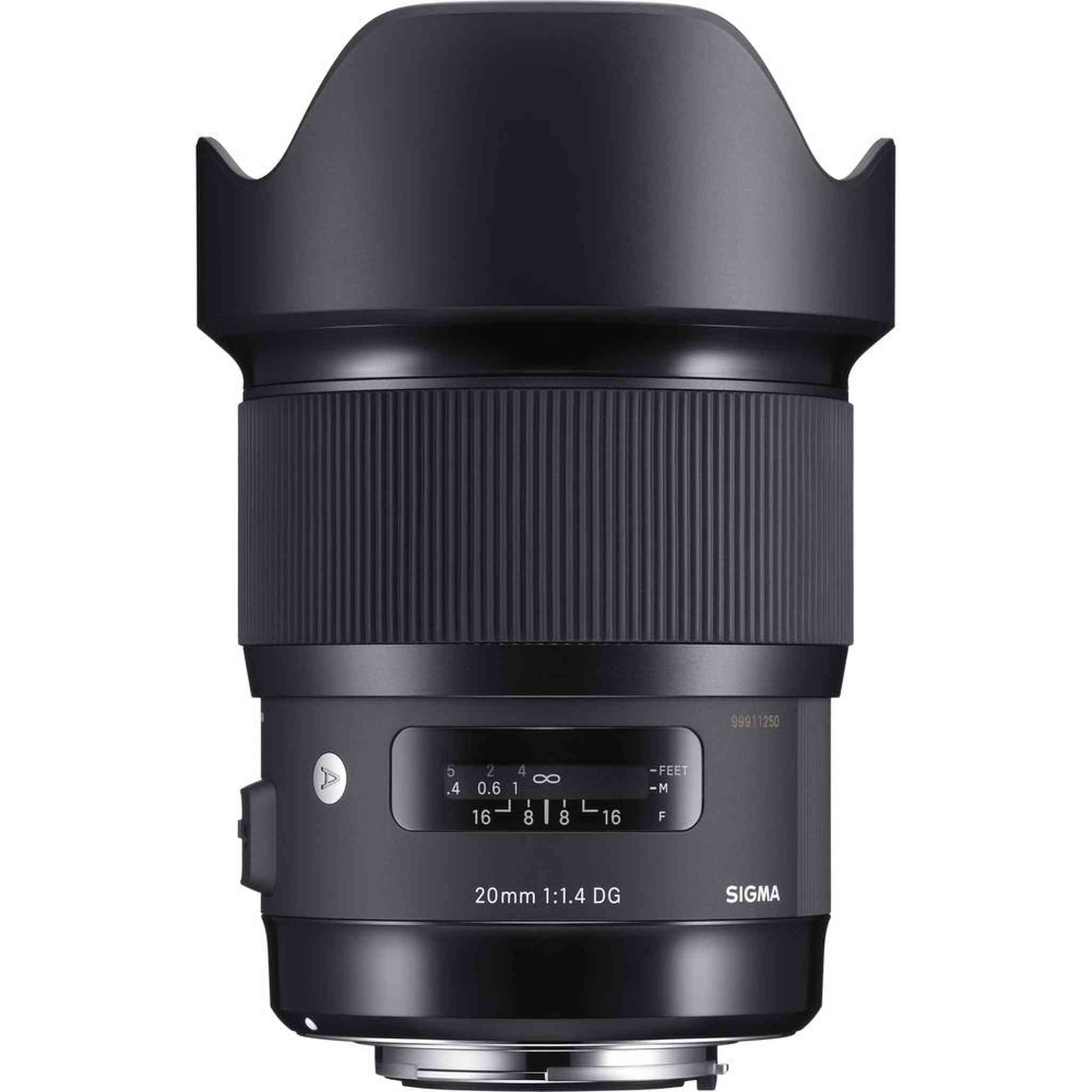 Sigma 20mm f/1.4 DG HSM Art Lens for Nikon F 412955 and Cleaning Accessories Bundle Sigma