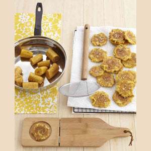 Bene Casa Wood Tostonera for Plantains, Large