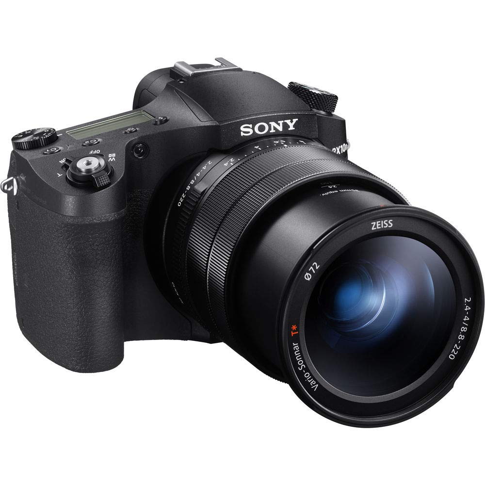 Sony Cyber-shot DSC-RX10 IV Camera DSCRX10M4/B With Soft Bag, Tripod, 2x Extra Batteries, LED Light, 2x 64GB Memory Card, Card Reader , Plus Essential Accessories
