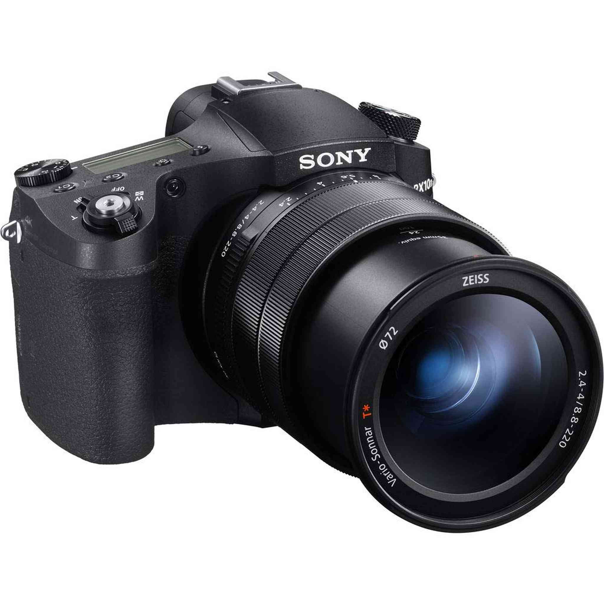 Sony Cyber-shot DSC-RX10 IV Camera DSCRX10M4/B With Soft Bag, Tripod, 2x Extra Batteries, LED Light, 2x 64GB Memory Card, Card Reader , Plus Essential Accessories Sony