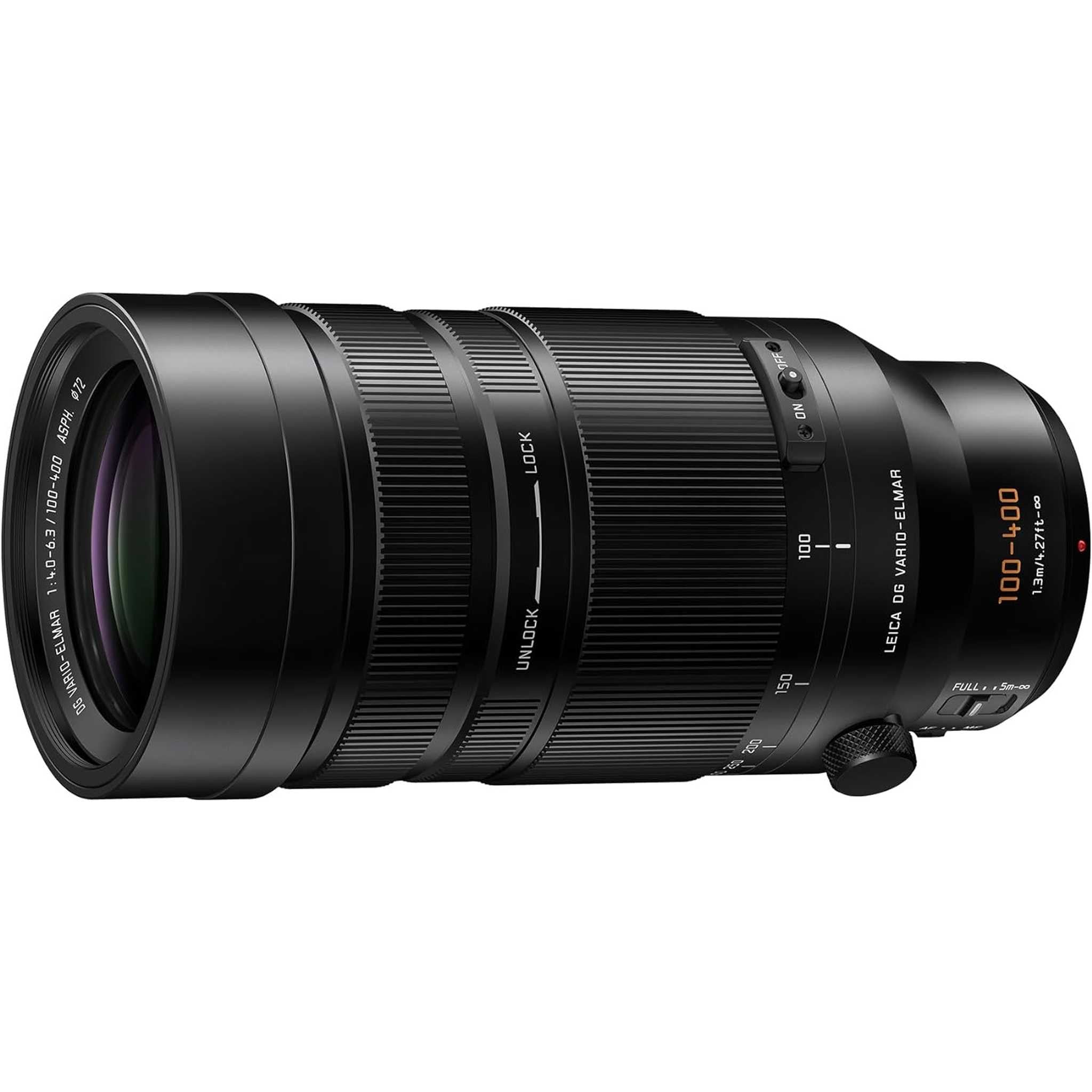 Panasonic LUMIX H-RSA100400 100-400mm, F4.0-6.3 II ASPH, Micro Four Thirds Camera Lens Panasonic