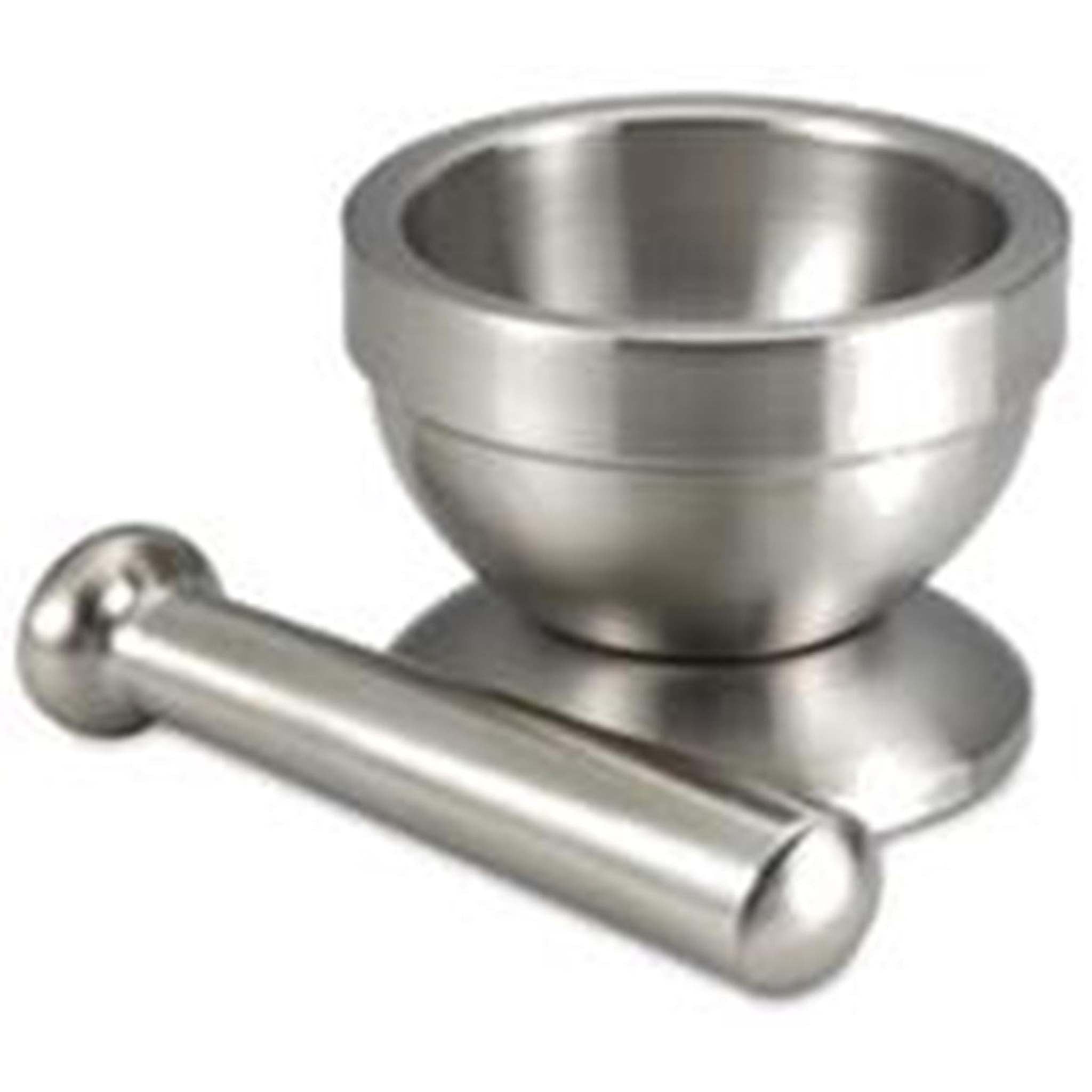 Bene Casa Classics Mortar and Pestle, Stainless Steel BC Classics