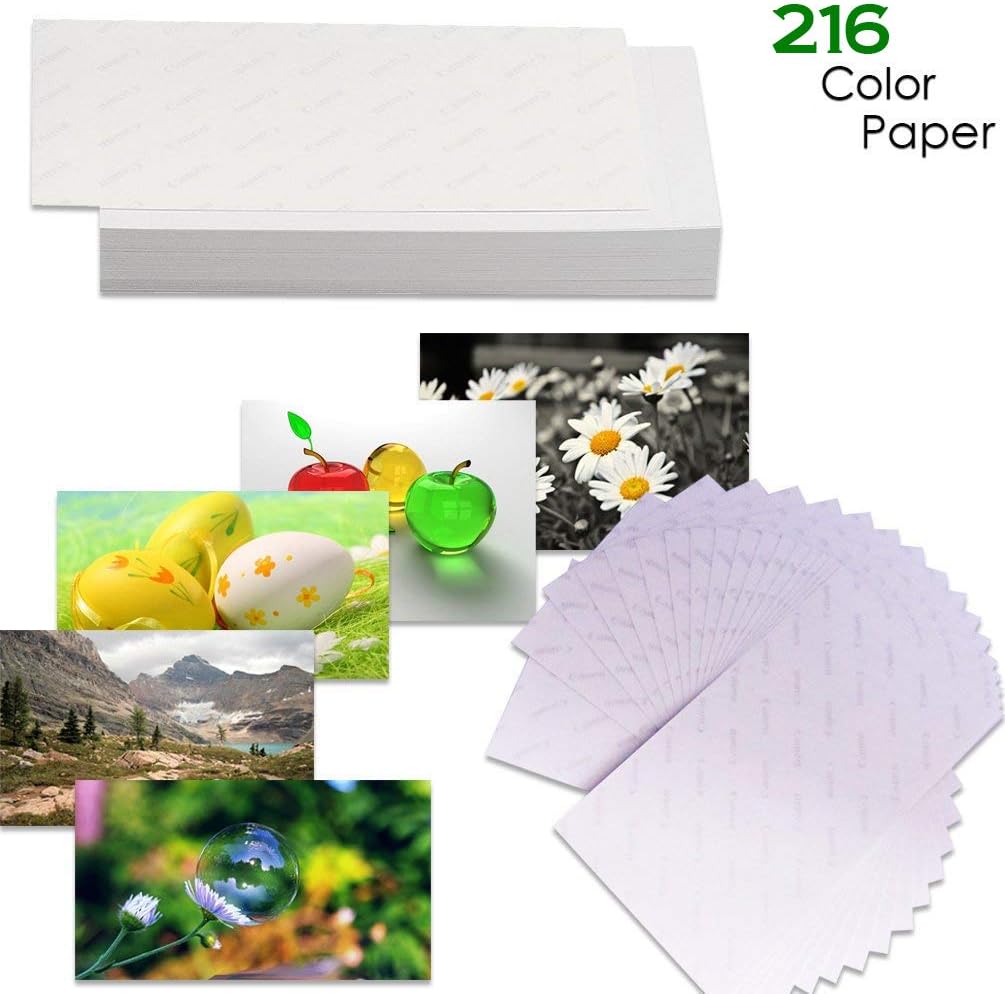 Canon RP-108 High-Capacity Color Ink/Paper Set Includes 216 Sheets + 4 Ink Toner HeroFiber