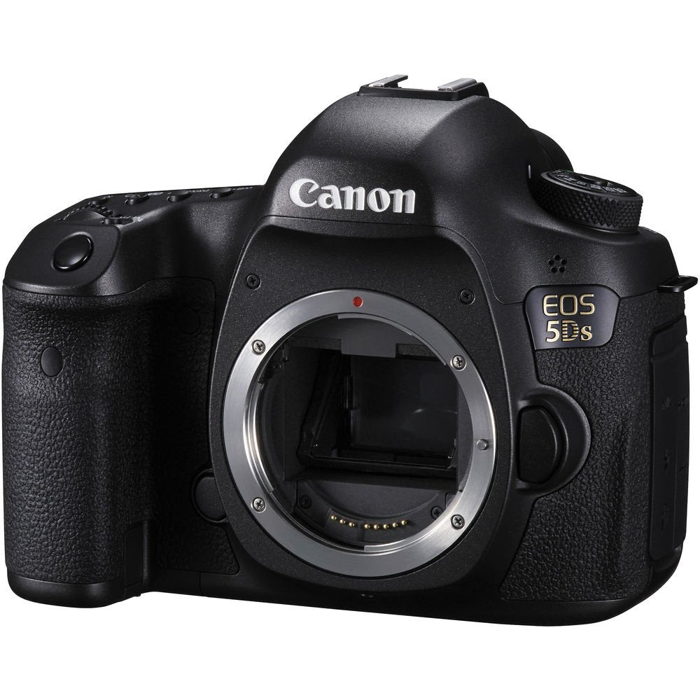 Canon EOS 5DS DSLR Camera (Body Only) (International Model) w/Essentials: 32GB SD Card + 32GB CF Card + Cleaning Kit + E