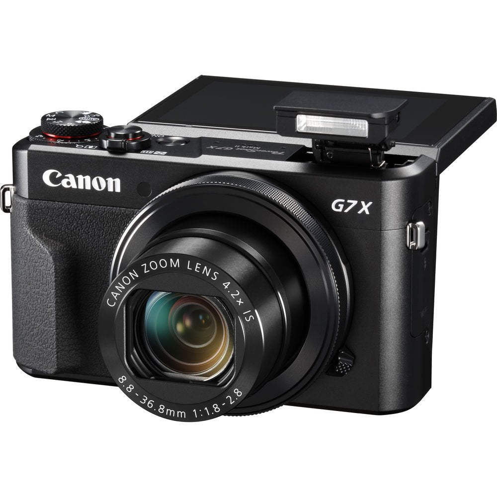 Canon PowerShot G7 X Mark II Digital Camera + 64GB Memory + Extra Battery Bundle