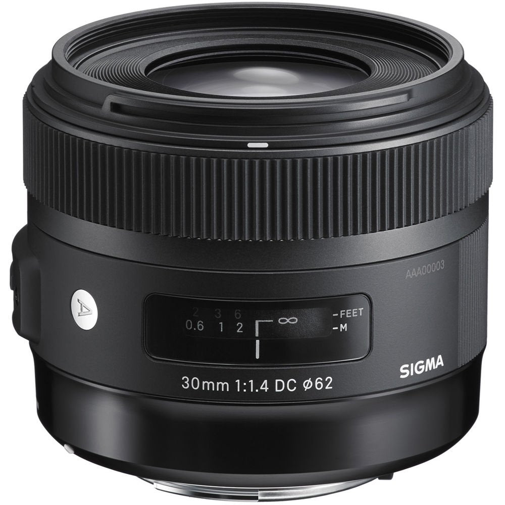 Sigma 30mm f/1.4 DC HSM Art Lens for Nikon for Nikon F Mount + Accessories International Model with 2 Year Warranty