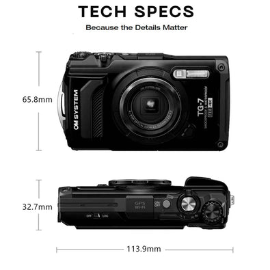 OM SYSTEM Tough TG-7 Digital Camera -