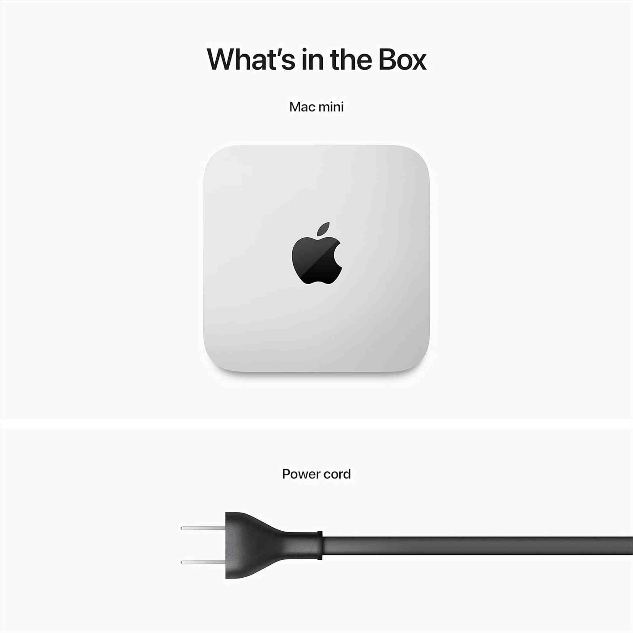 Apple 2023 Mac Mini Desktop Computer M2 chip with 8‑core CPU and 10‑core GPU, 8GB Unified Memory, 256GB SSD Storage, Gigabit Ethernet. Works with iPhone/iPad - Reconditioned Apple