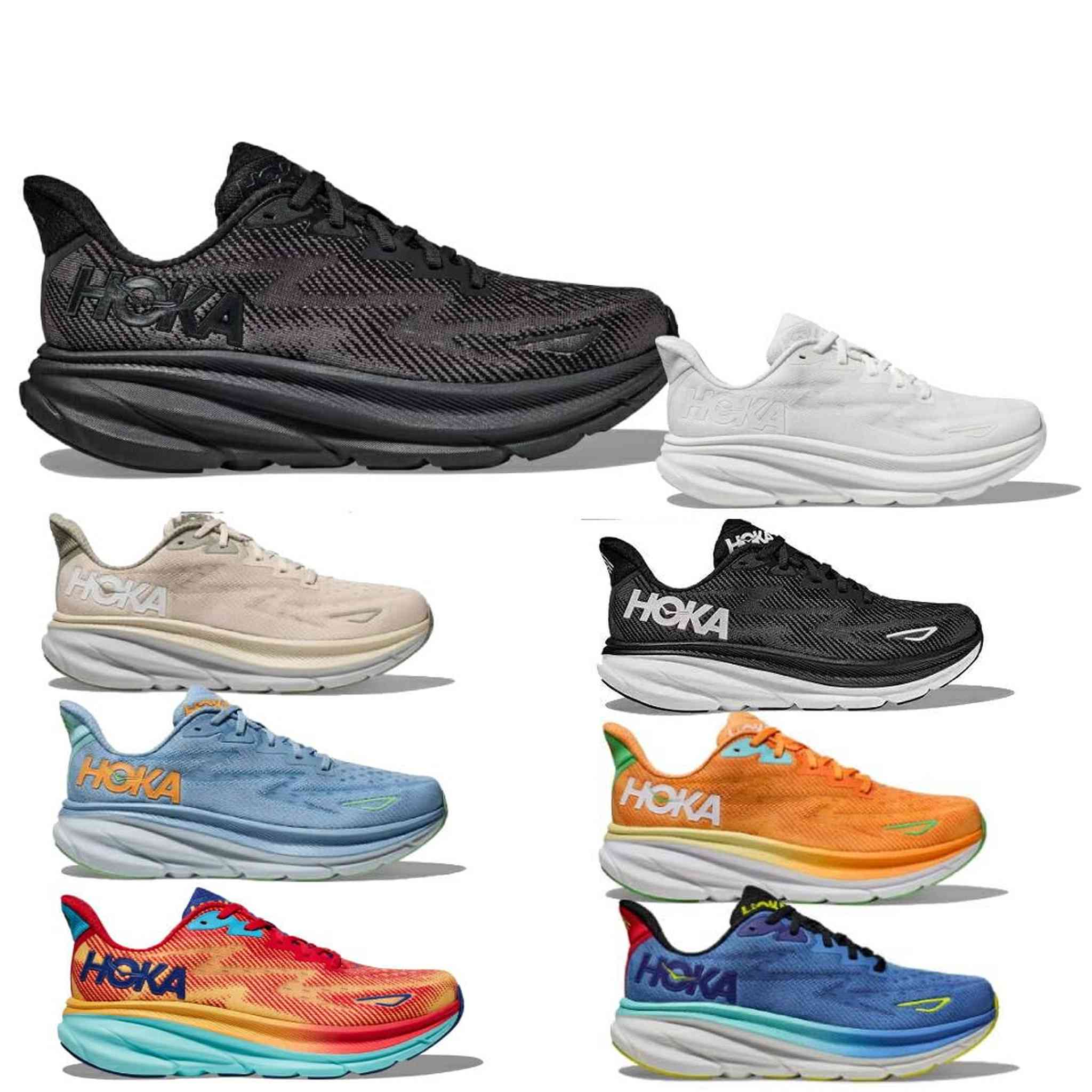 Hoka Men's Clifton 9 Sneaker, Oat Milk/Barley, 8 HOKA ONE ONE