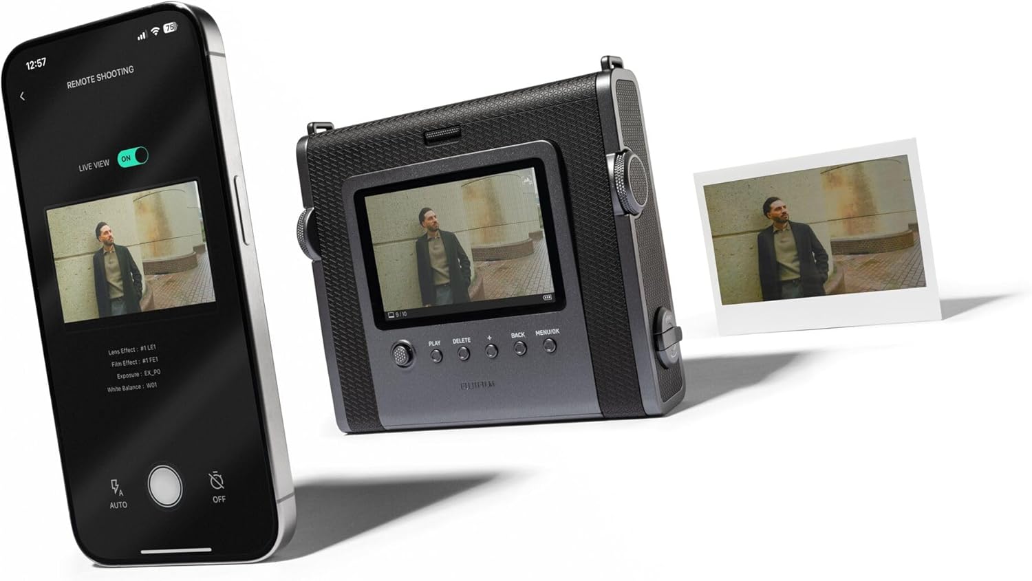 Fujifilm INSTAX Wide Evo Instant Film Camera