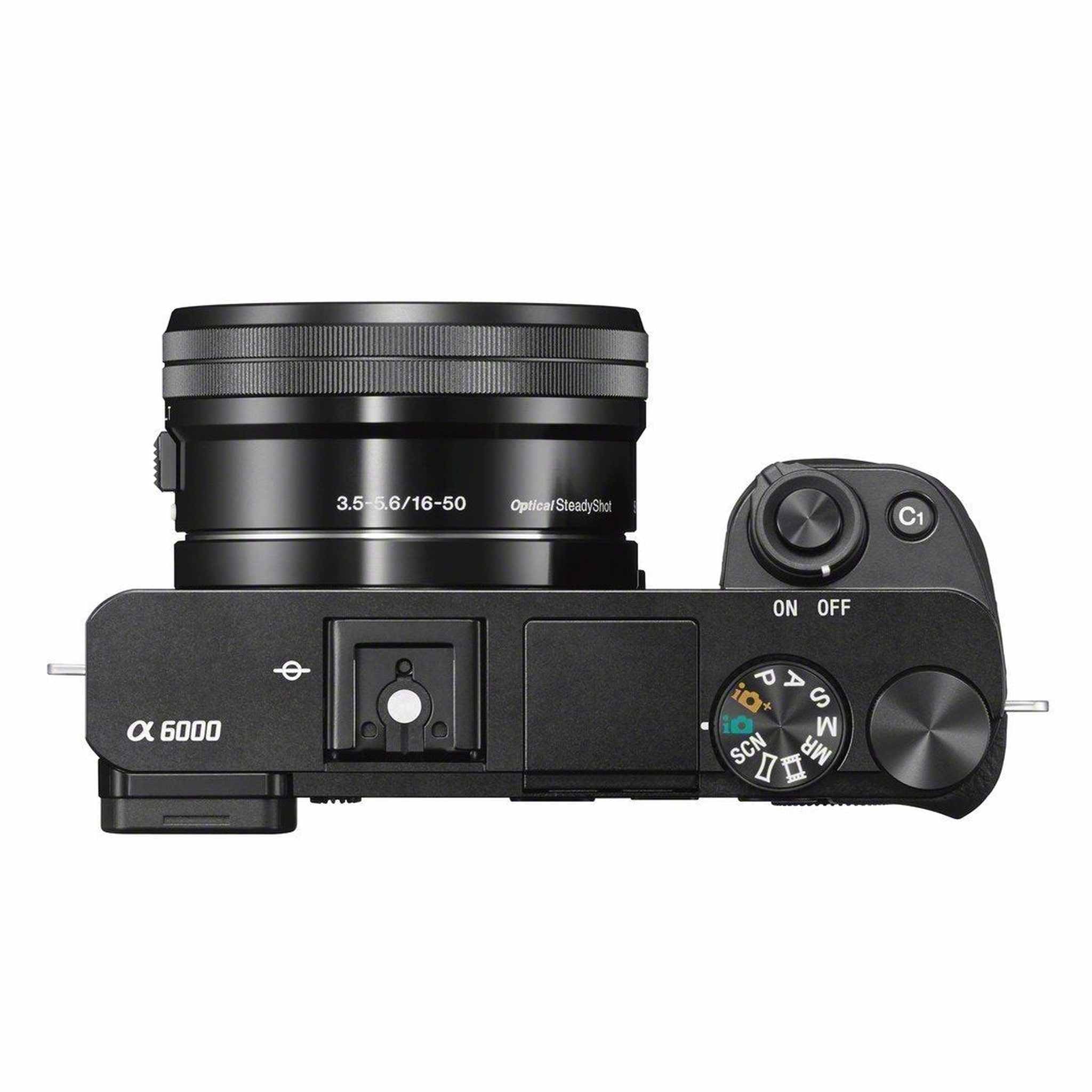 Sony Alpha a6000 Mirrorless Digitial Camera 24.3MP SLR Camera with 3.0-Inch LCD Black w/ 16-50mm Power Zoom Lens - Reconditioned Sony