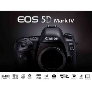 Canon EOS 5D Mark IV DSLR Camera with 70-200mm f/2.8L Lens International Version Bundle Canon