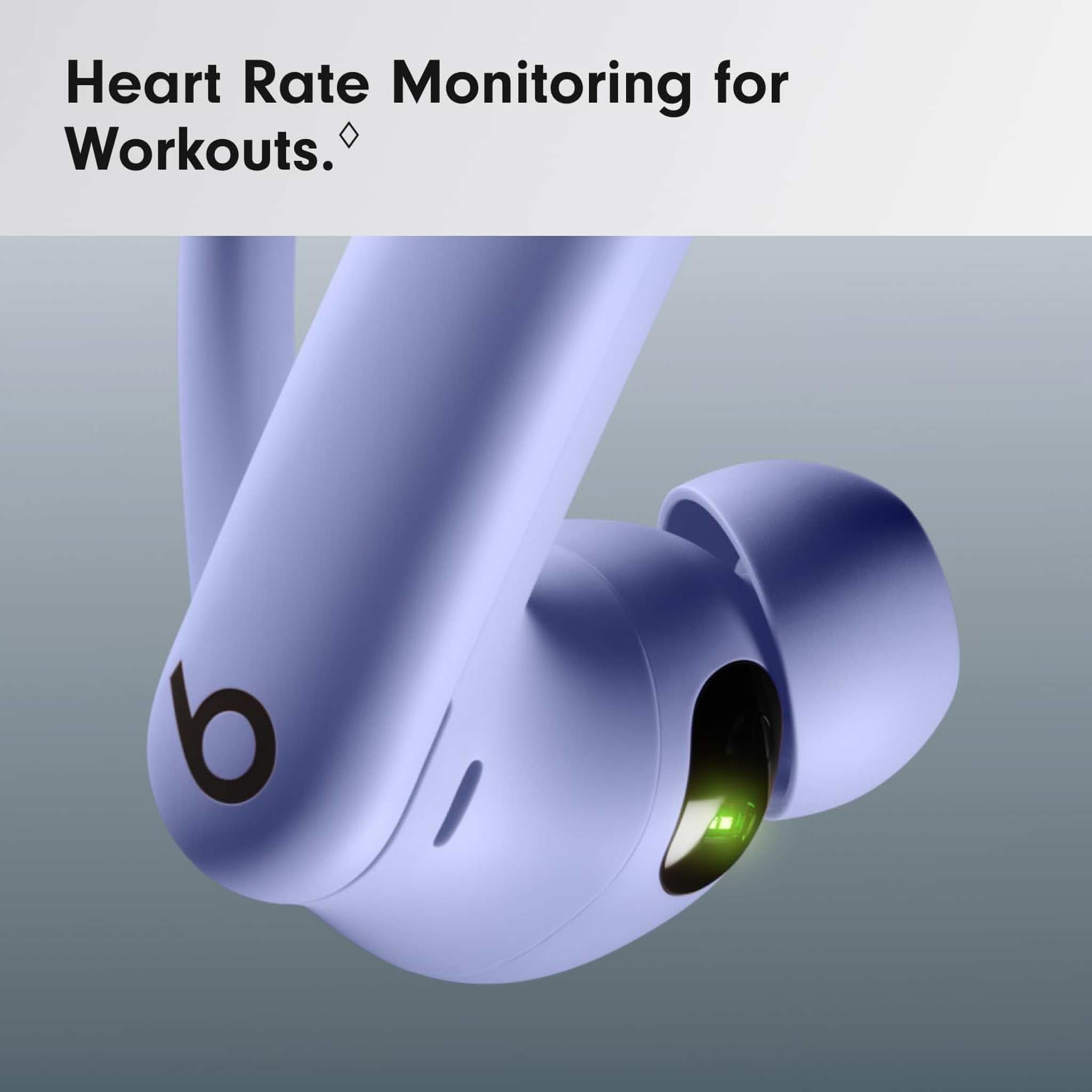Beats Powerbeats Pro 2 Wireless Bluetooth Earbuds - Noise Cancelling, Heart Rate Monitor, IPX4, Up to 45H Battery & Charging Case, Works with Apple & Android - Hyper Purple