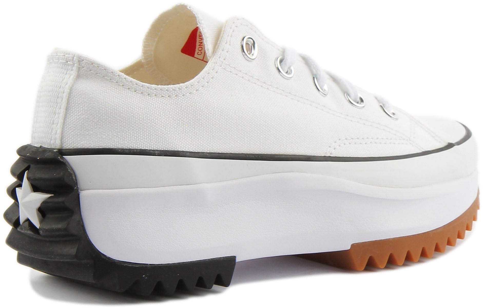 Converse Run Star Hike Hi Sneakers, Black/White/Gum, 11.5 US Women/10 US Men