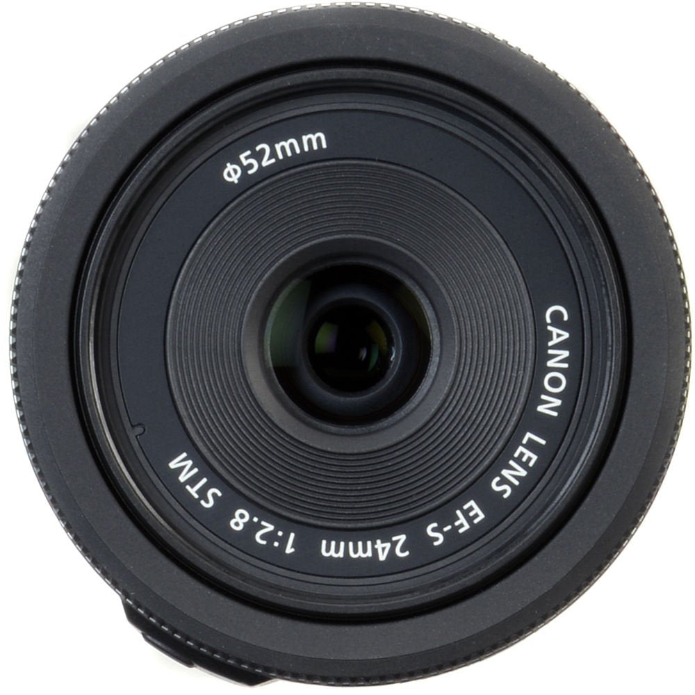 Canon EF-S 24MM F2.8 STM Camera Lens (International Model) + Cleaning Kit