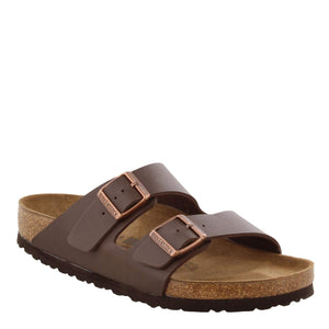Birkenstock Women's Arizona Birko-Flo Dark Brown Birko-flor Sandals - 40R EU US Men's 7-7.5, US Women's 9-9.5