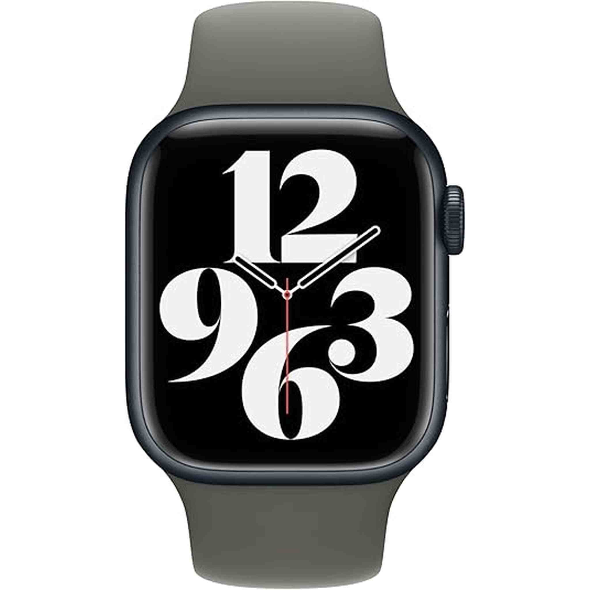 Apple Watch Band - Cinturino Sport - 45 mm - Olive - One Size Apple