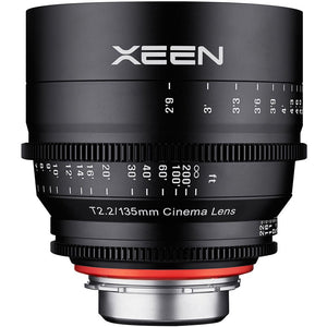 Rokinon Xeen 135mm T2.2 Lens with PL Mount with Professional Accessory Kit