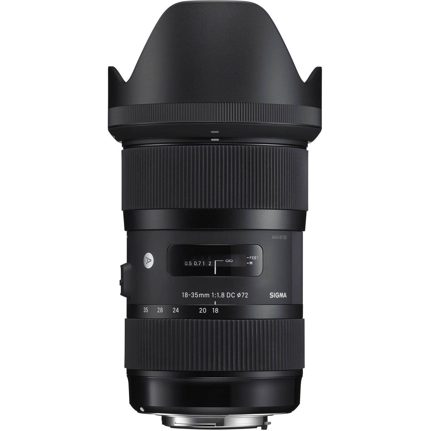 Sigma 18-35mm f/1.8 DC HSM Art Lens for Canon # 210-101 + 72mm 3 Piece Filter Kit + Lens Pen Cleaner + 70in Monopod Bundle