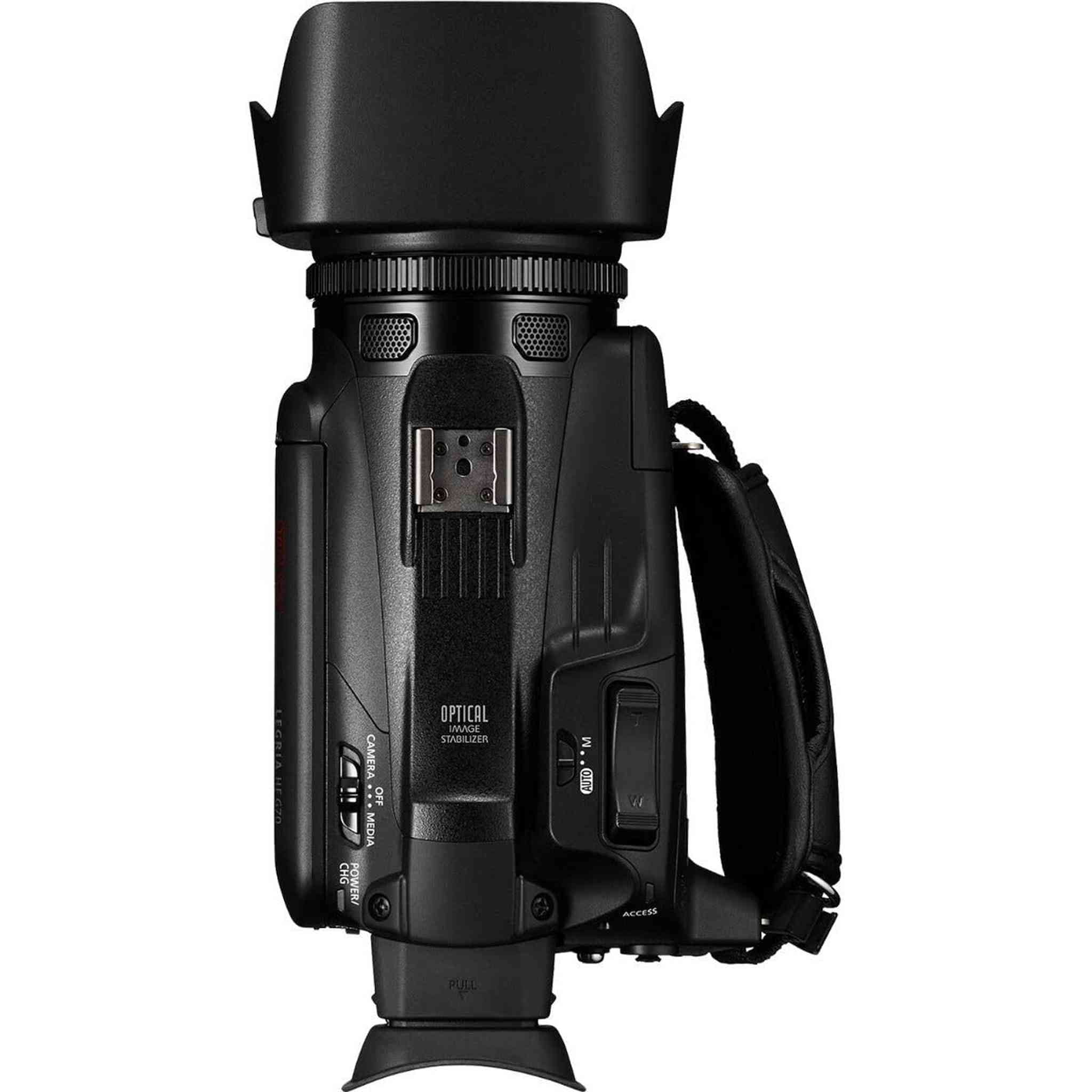 Canon VIXIA HF G70 Camcorder 1/2.3" 4K UHD CMOS Sensor 20x Optical Zoom, 800x Digital Zoom, Image Stabilization, HDMI, USB Live Streaming, Time Stamp On-Screen Display Recording