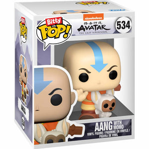 Funko Bitty Pop! Avatar: The Last Airbender - Aang, Appa, Toph, & A Surprise Mystery Mini Figure - 0.9 Inch 2.2 Cm Collectable - Stackable Display Shelf Included - Gift Idea Cake Topper