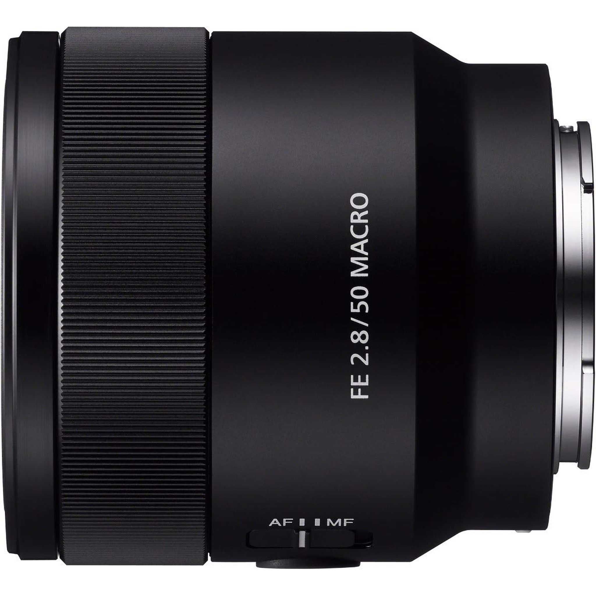 Sony SEL50M28 FE 50mm F2.8 Macro Lens & Sony 64 GB SD Card Sony