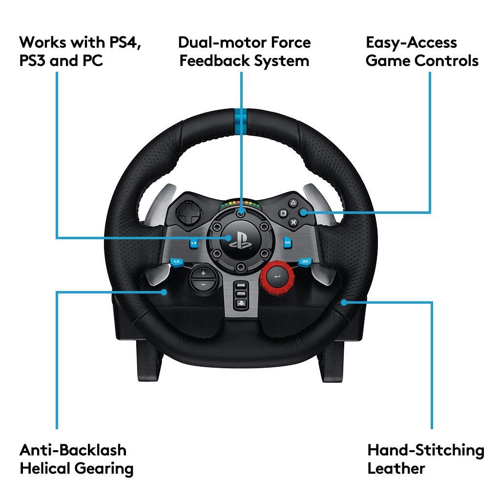 Logitech Driving Force G29 Racing Wheel for PlayStation 4 and PlayStation 3