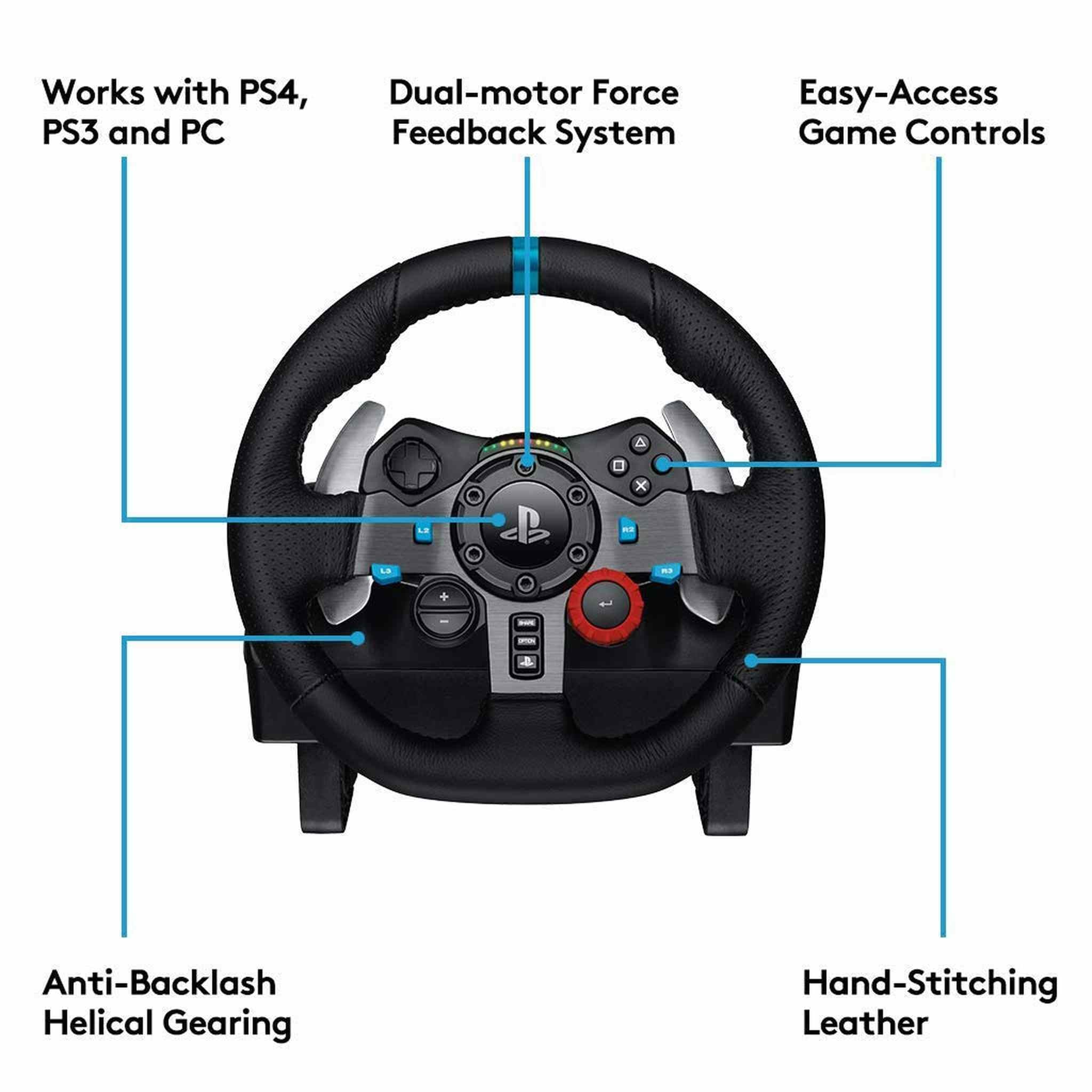 Logitech Driving Force G29 Racing Wheel for PlayStation 4 and PlayStation 3 Logitech
