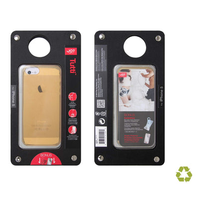 The Joy Factory Tutti Ultra-Slim Hardshell Case for iPhone5/5S, CSD107 Yellow/White