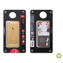 The Joy Factory Tutti Ultra-Slim Hardshell Case for iPhone5/5S, CSD107 Yellow/White