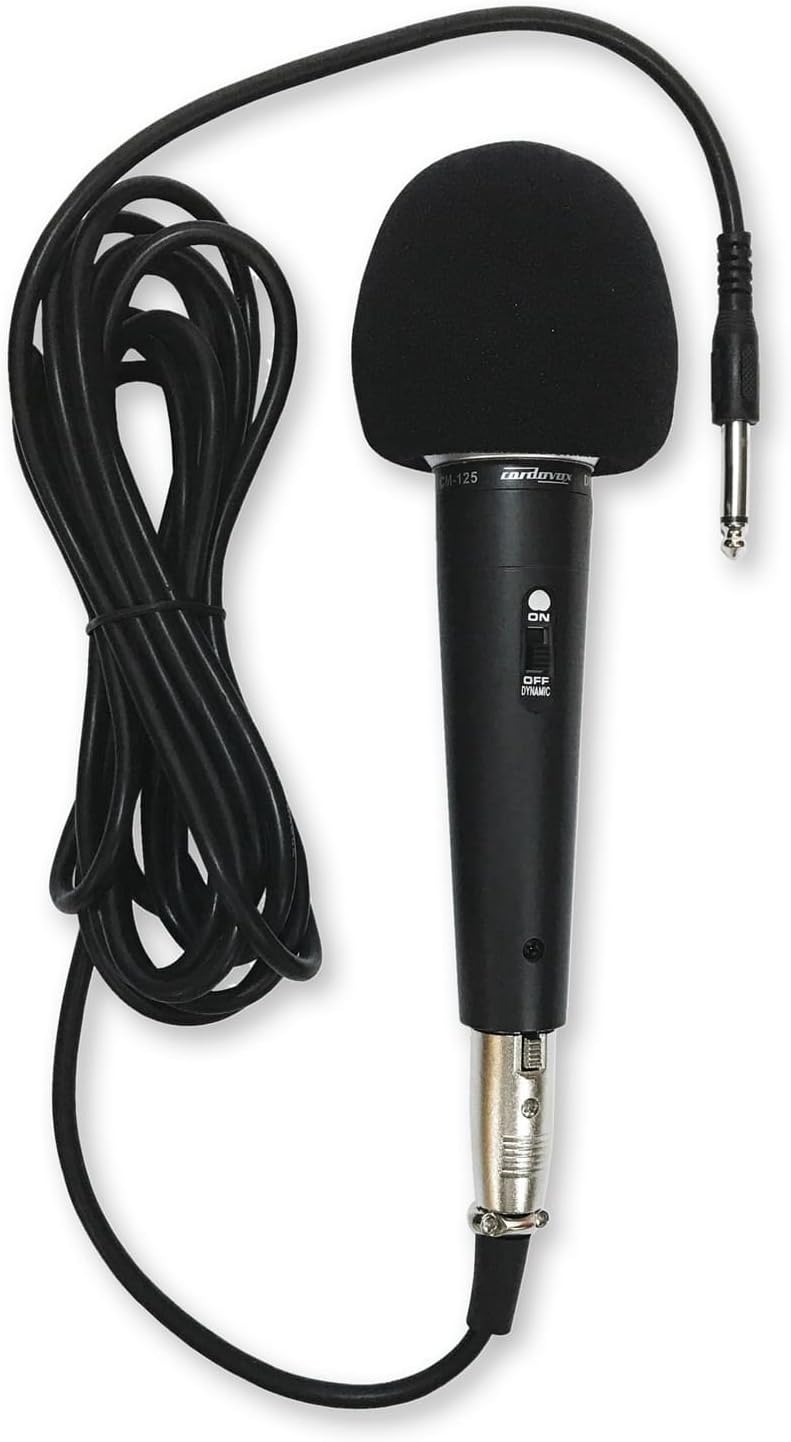 Dynamic Microphone Compatible With Interface. Set Comes With Cable & Case. Hyper Cardioid Mic With Tone Quality And On Off Switch