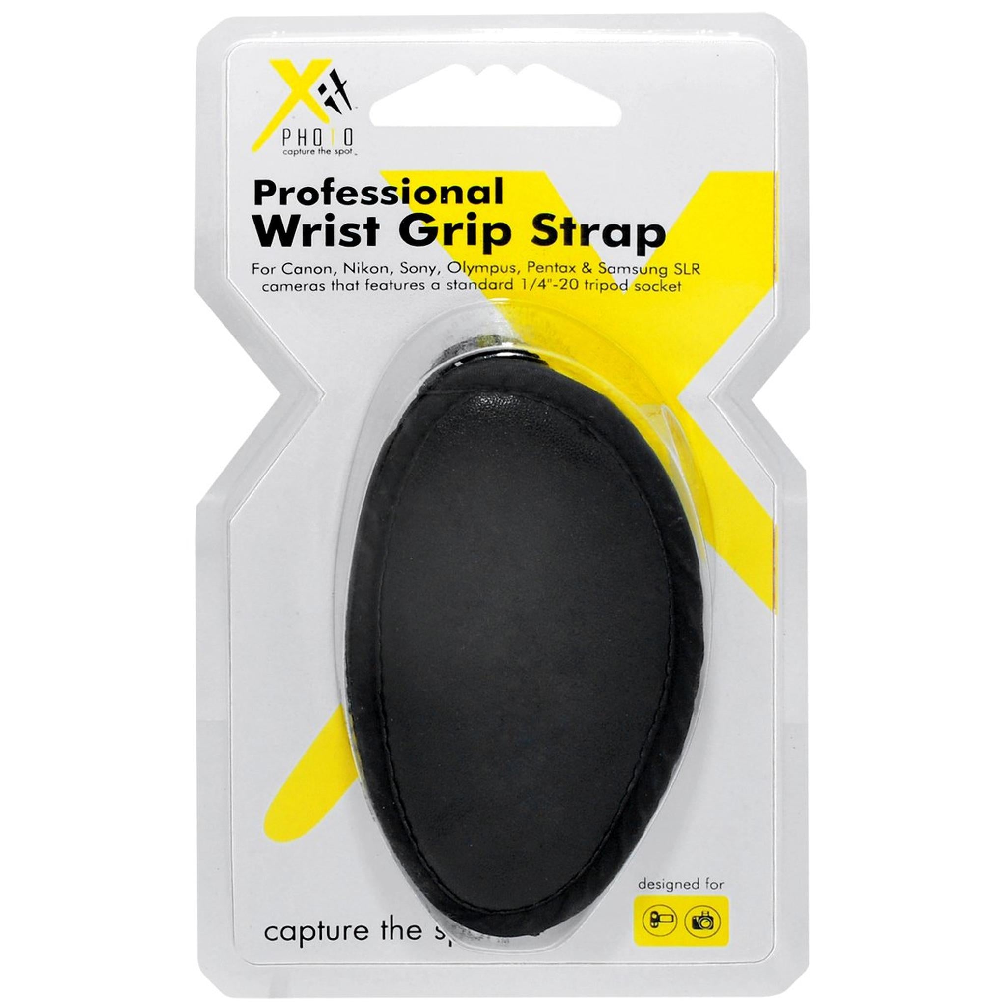 Xit XTWRIST Professional Wrist Grip Strap Black