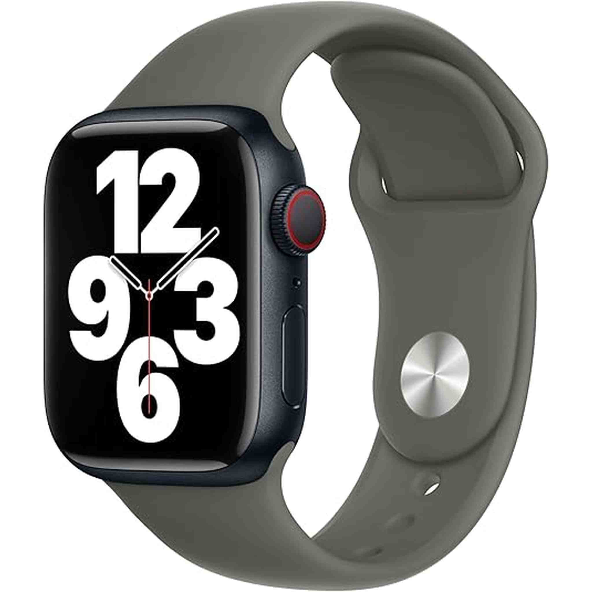 Apple Watch Band - Cinturino Sport - 45 mm - Olive - One Size Apple