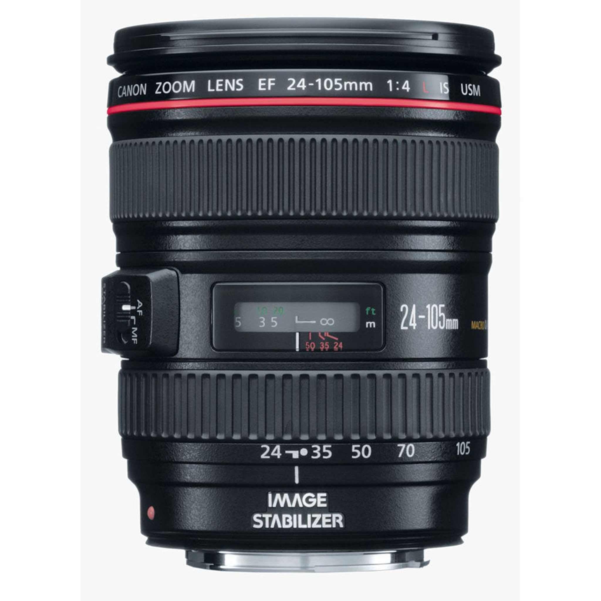 Canon EOS 6D 20.2 MP CMOS Digital SLR Camera with 3.0-Inch LCD and EF 24-105mm f/4L IS USM Lens Kit - Wi-Fi Enabled - Used Canon