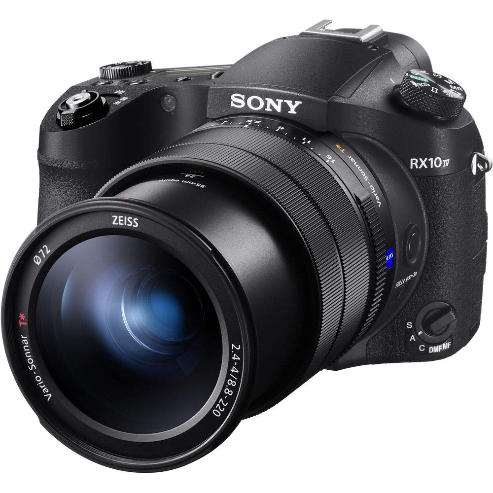 Sony Cyber-shot DSC-RX10 IV Camera DSCRX10M4/B With Soft Bag, 64GB Memory Card, Card Reader , Plus Essential Accessories