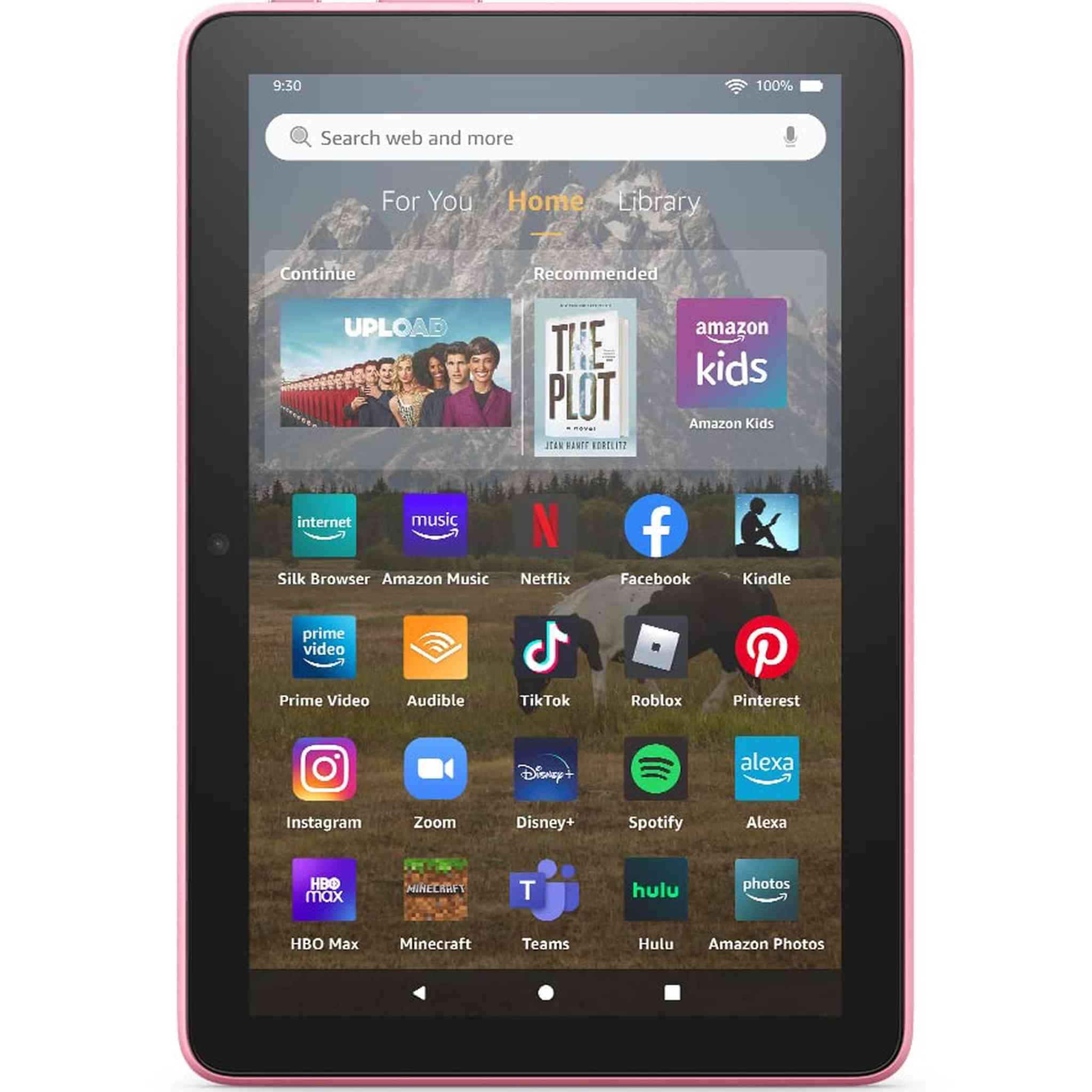 All-new Amazon Fire HD 8 tablet, 8” HD Display, 32 GB, 30% faster processor, designed for portable entertainment, 2022 release , Rose - Used Amazon