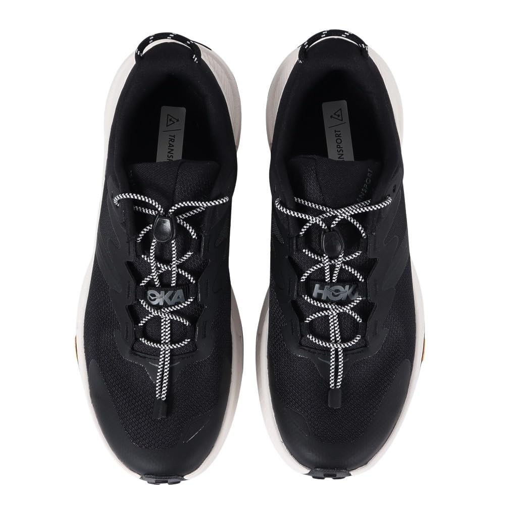 Hoka Women's Transport Black/Alabaster 9.5 Medium