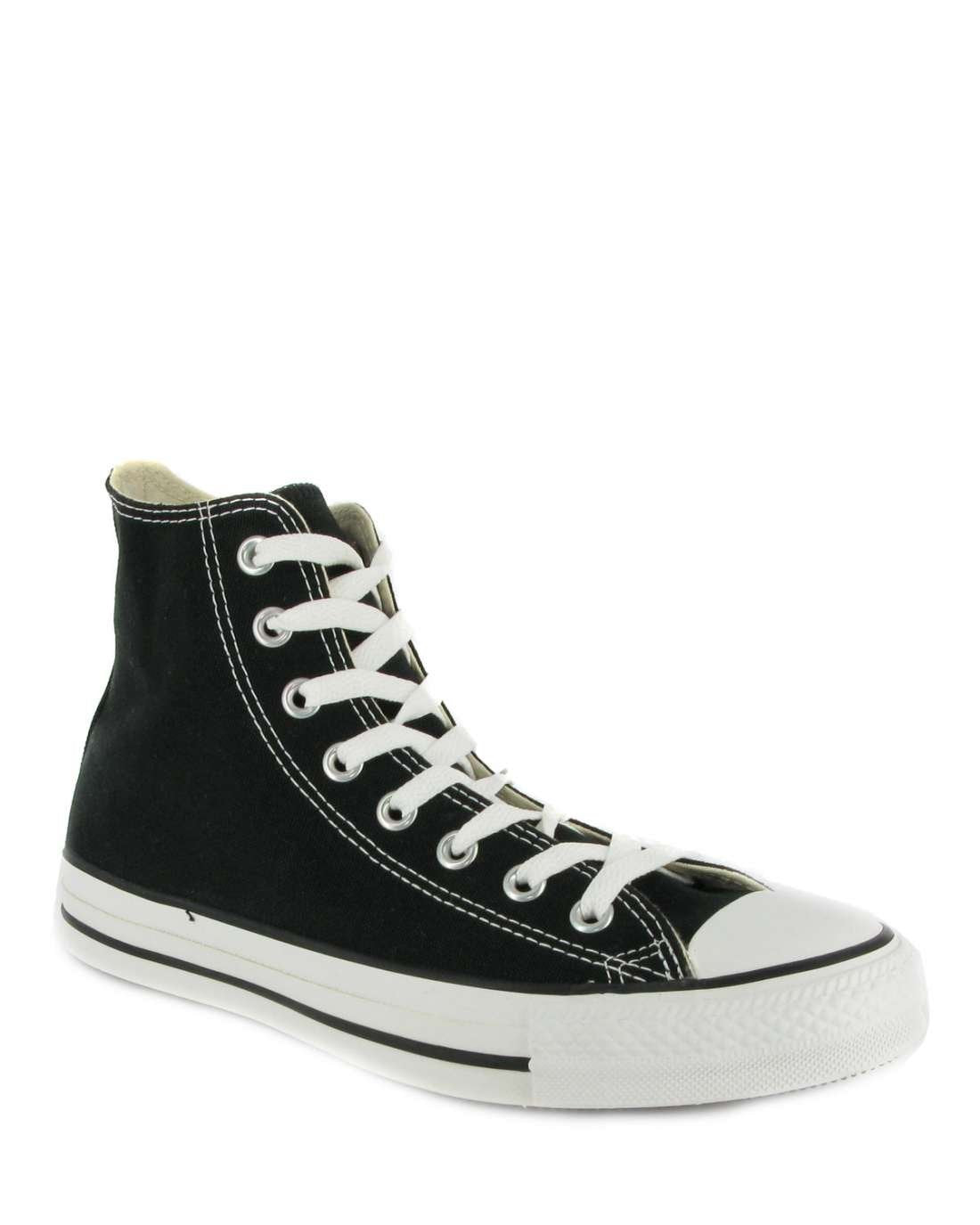 Converse Chuck Taylor All Star Core Hi, Monochrome Black, Men's 9.5, Women's 11.5 Medium