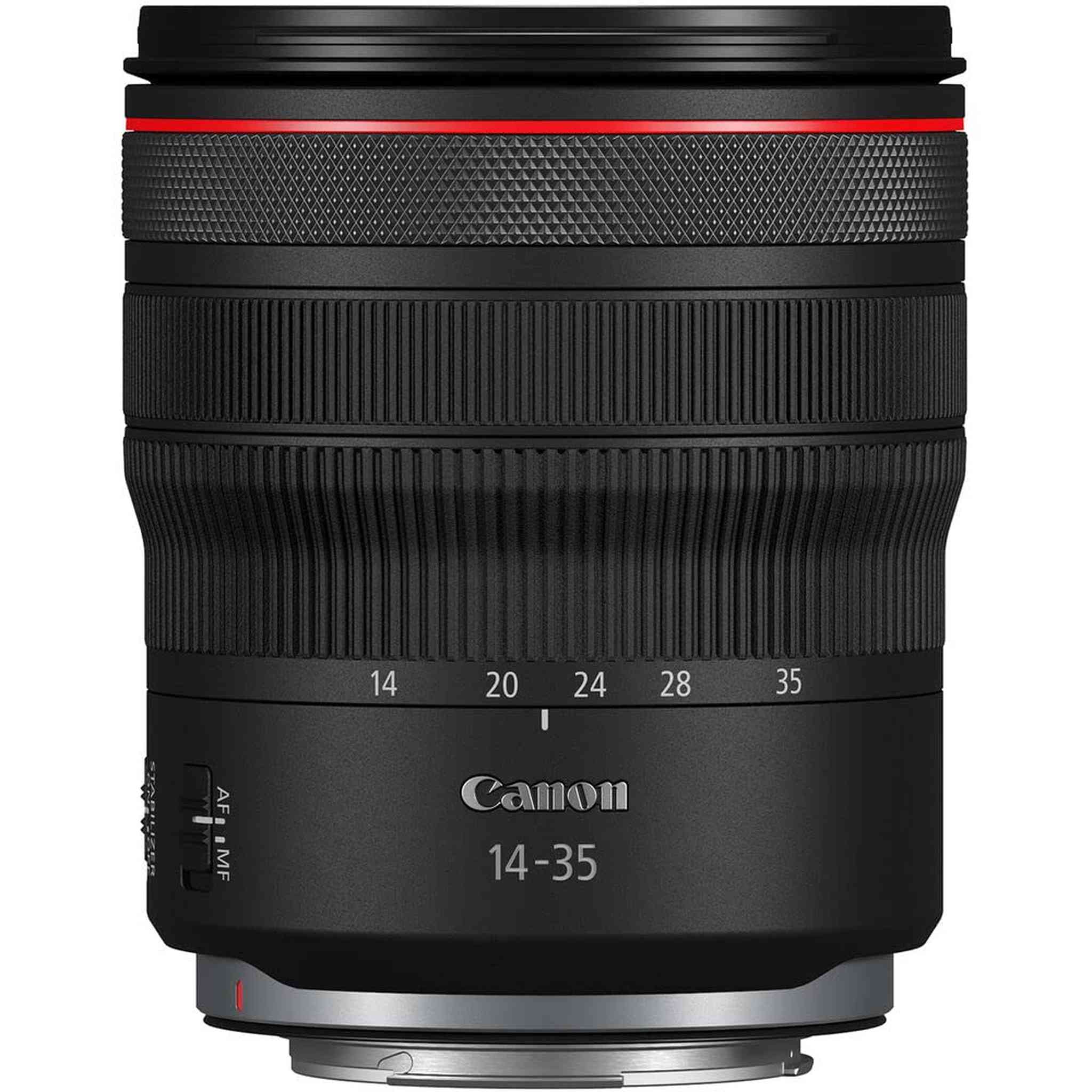 Canon RF14-35mm F4 L is USM Lens, Wide-Angle Zoom Lens, Compatible with EOS R Series Mirrorless Cameras, Black