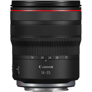 Canon RF14-35mm F4 L is USM Lens, Wide-Angle Zoom Lens, Compatible with EOS R Series Mirrorless Cameras, Black