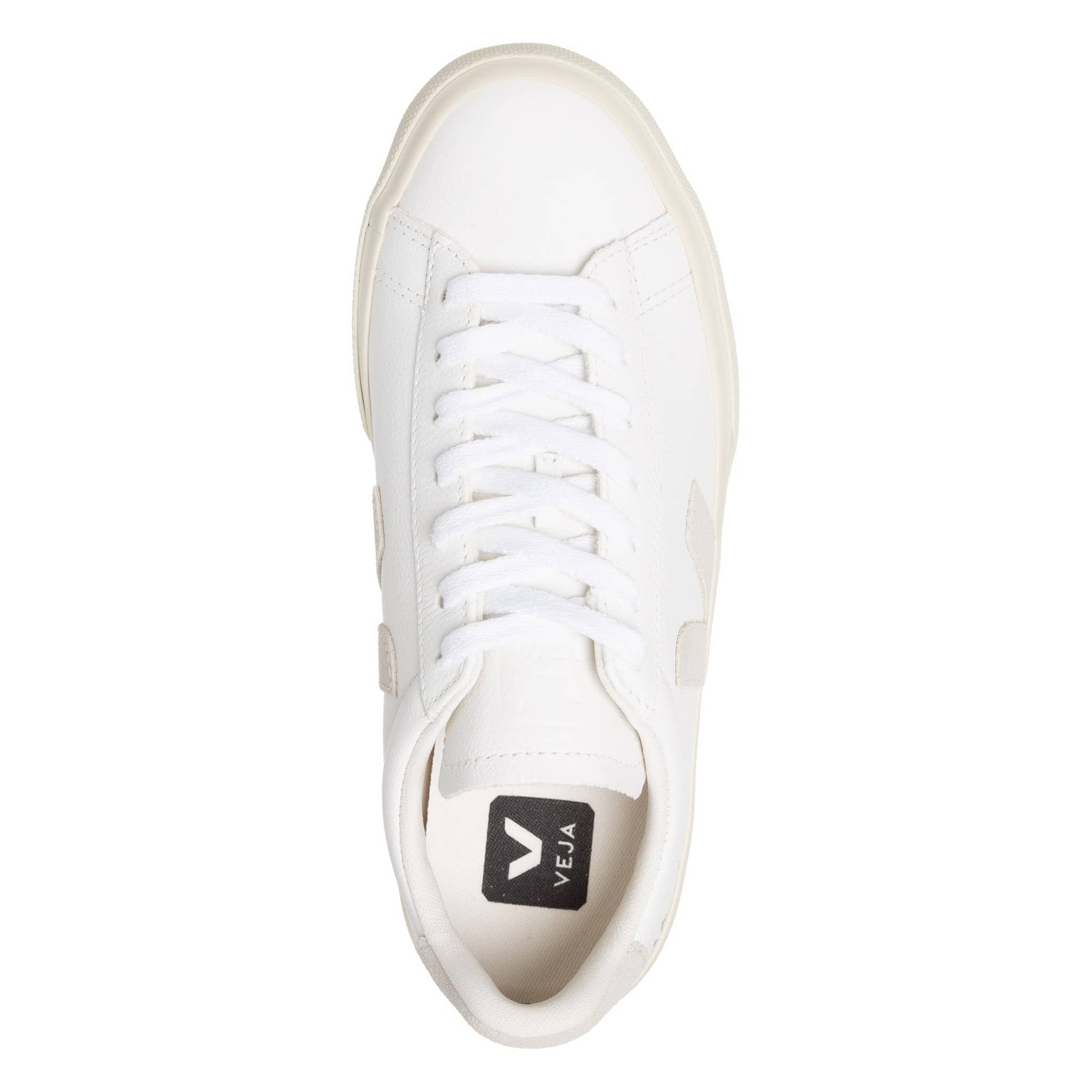 Veja Women's Campo Sneakers, Extra White/Natural Suede, 5 Medium US