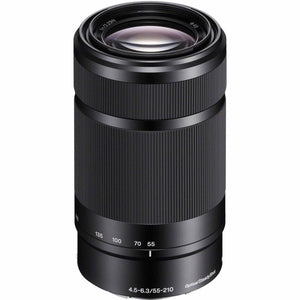 Sony Alpha a6000 Mirrorless Digital Camera with 16-50mm Lens Silver + Sony E 55-210mm f/4.5-6.3 OSS E-Mount Lens 196GB Bundle Sony