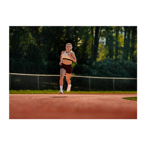 Garmin® Forerunner® 970, Premium GPS Running and Triathlon Smartwatch, AMOLED Display, Built-in LED Flashlight, Titanium with Whitestone Case and Whitestone/Translucent Amp Yellow Band