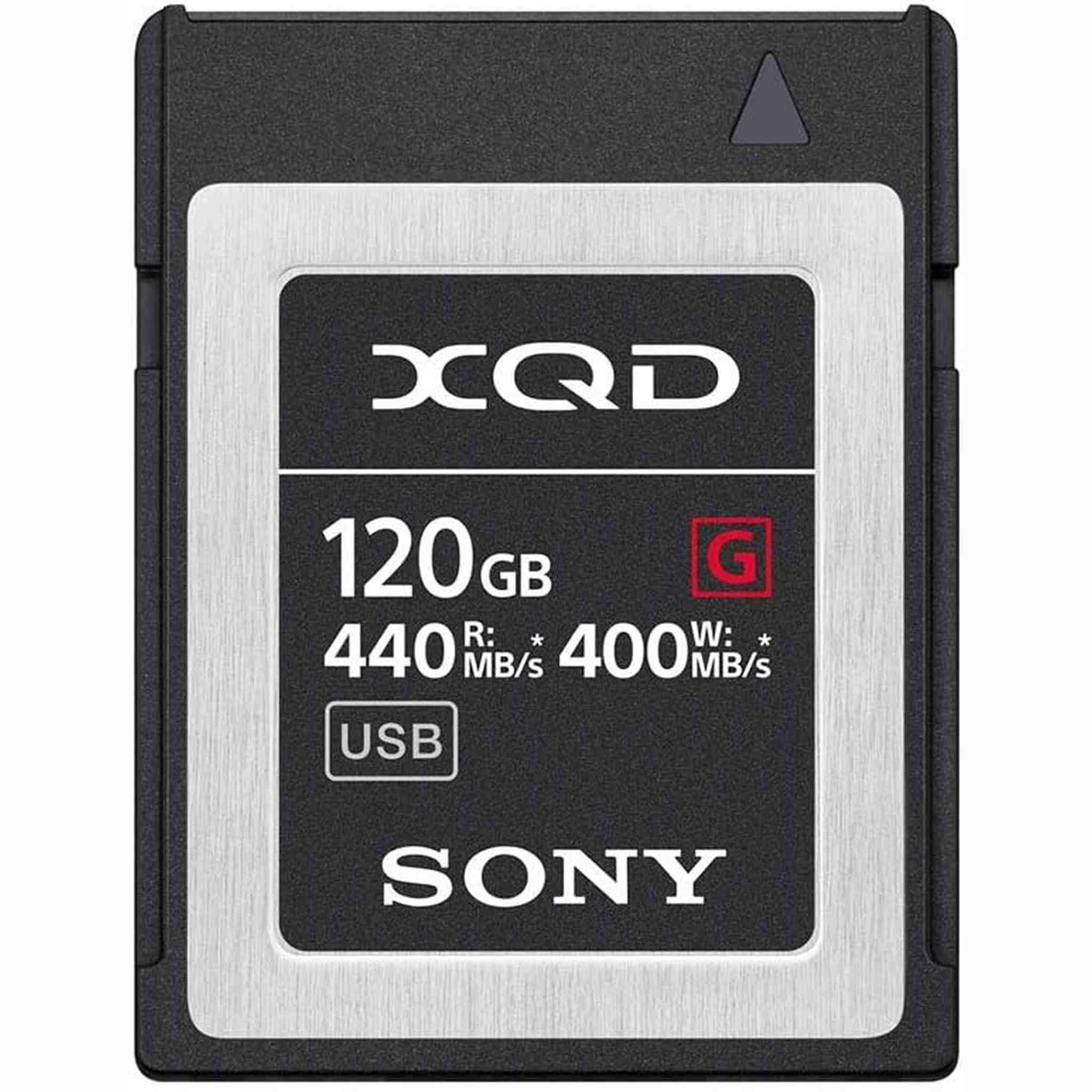 Sony Professional XQD G-Series 120GB Memory Card QD-G120F 2-Pack
