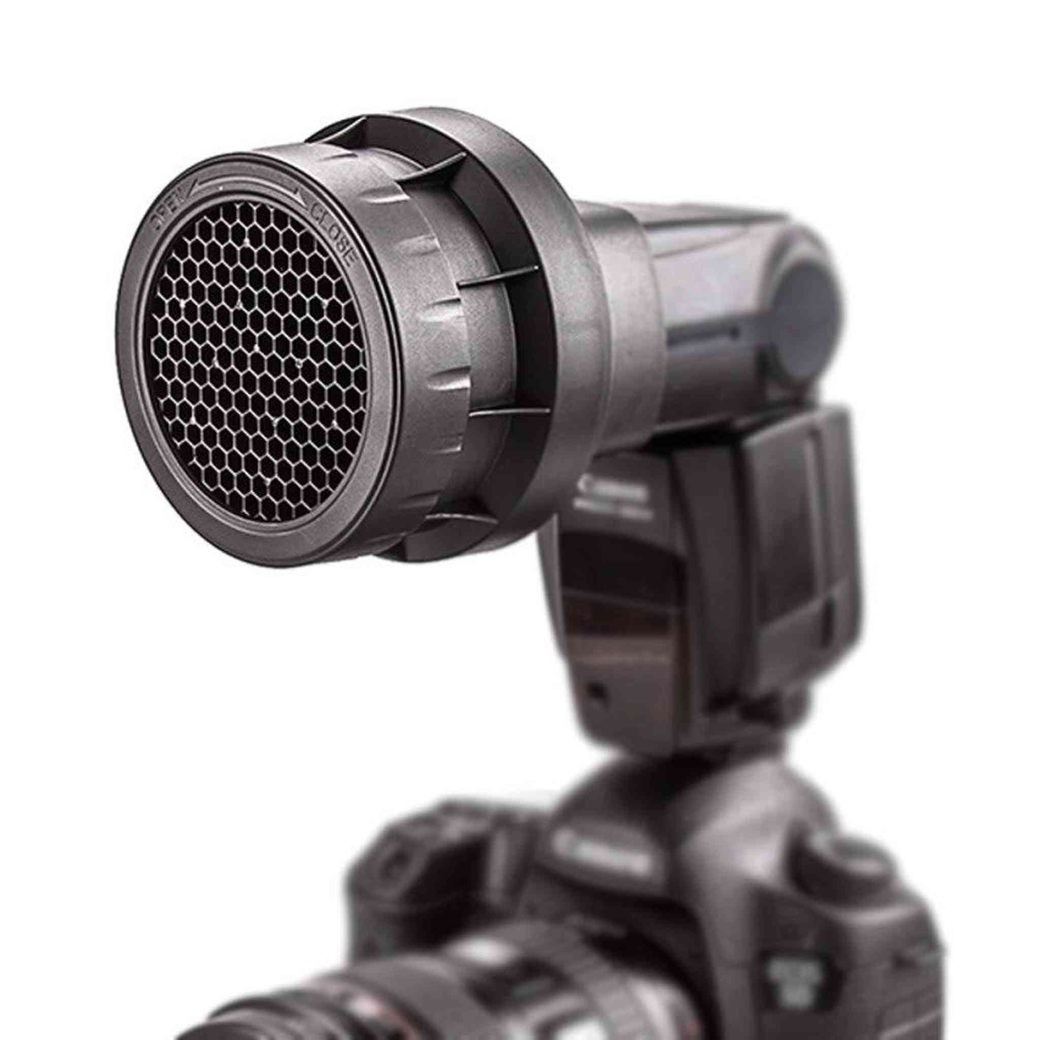 JJC SG-C600II 3-in-1 Stacking Grid Light Modifier System for Camera Flash Canon 600EX-II RT JJC