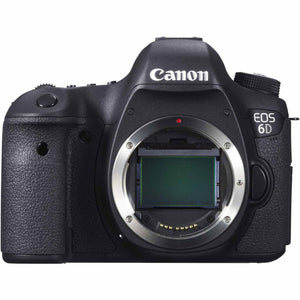 Canon EOS 6D DSLR Camera with 50mm f/1.8 STM Lens + Professional Battery Grip + 4PC Macro Filter Kit + LED Kit + Extra B